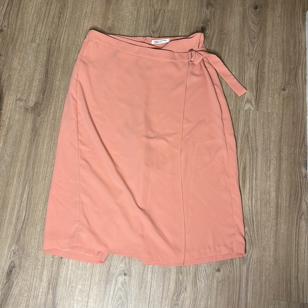 Amanda Uprichard Wrap Front Trousers Pale Pink - Picture 6 of 8
